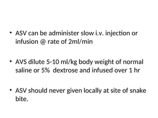SNAKE BITE appropriate diagnostic technique .ppt