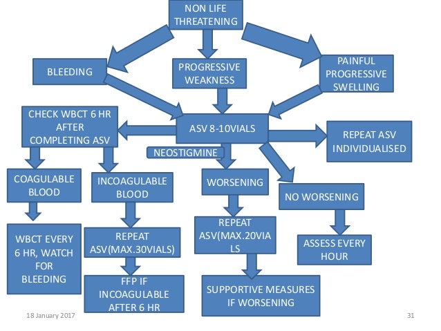 for paracetamol weakness protocol bite Snake