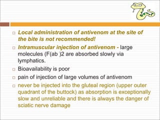Snake Bites- Dr Sabah | PPT