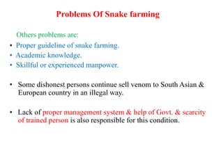 Stunning Commercial Snake Farming Management image