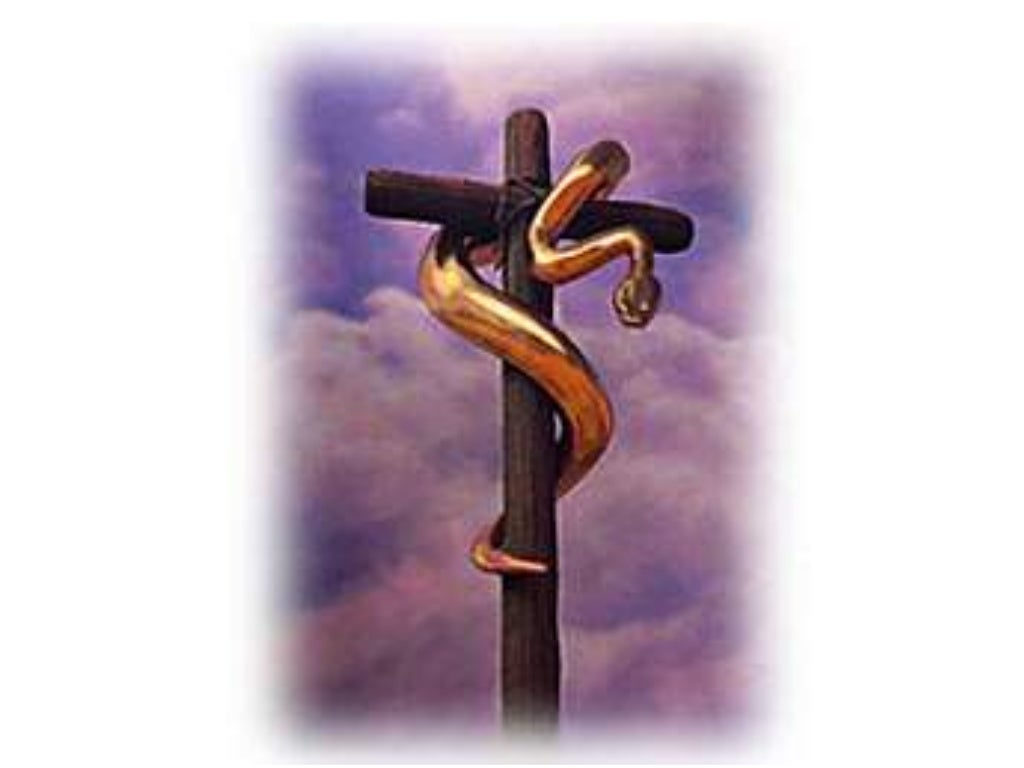 Snake on a Pole The bronze snake points to Jesus