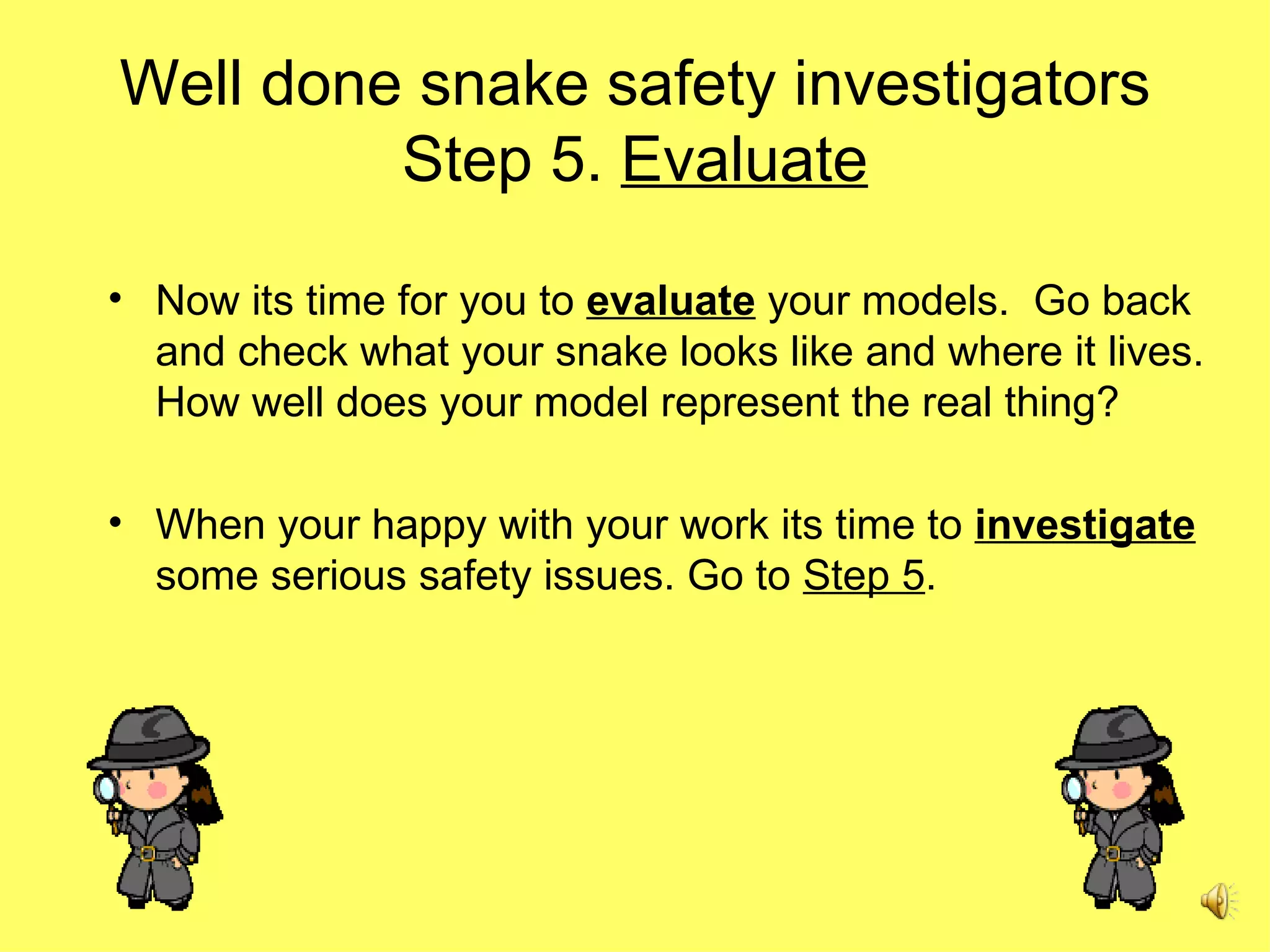 Snake safety design brief | PPT