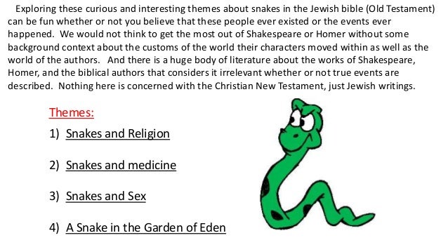 Snakes in the bible