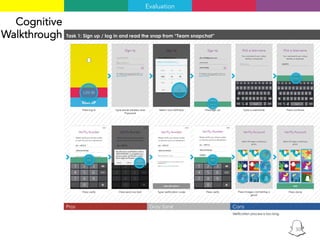 Snap chat Interface Analysis Report | PDF