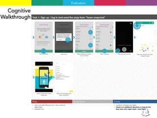 Snap chat Interface Analysis Report | PDF