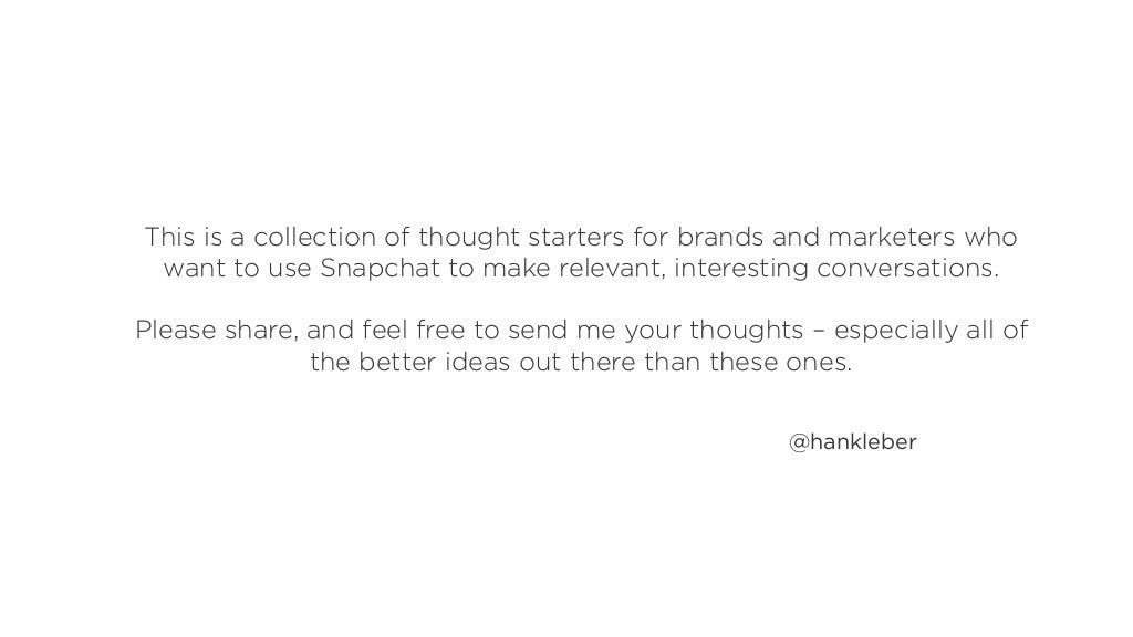 14 Ways Brands can use Snapchat