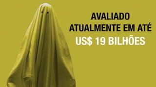 AVALIADO
ATUALMENTE EM ATÉ
US$ 19 BILHÕES
 