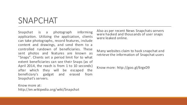 Snapchat Hack - How to hack someones Snapchat account for ...