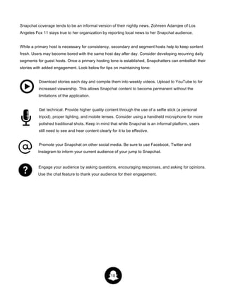 Snapchat for the news | PDF