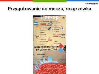 Przygotowanie do meczu, rozgrzewka
 
