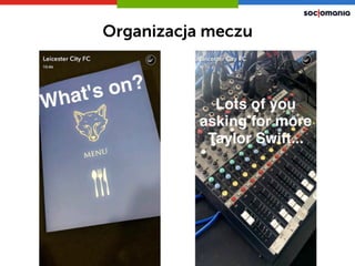 Organizacja meczu
 