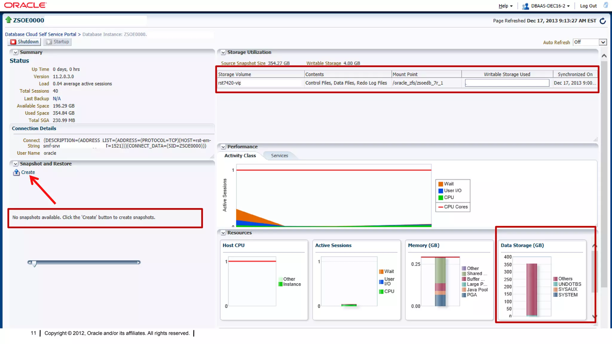 11
Copyright © 2012, Oracle and/or its affiliates. All rights reserved.