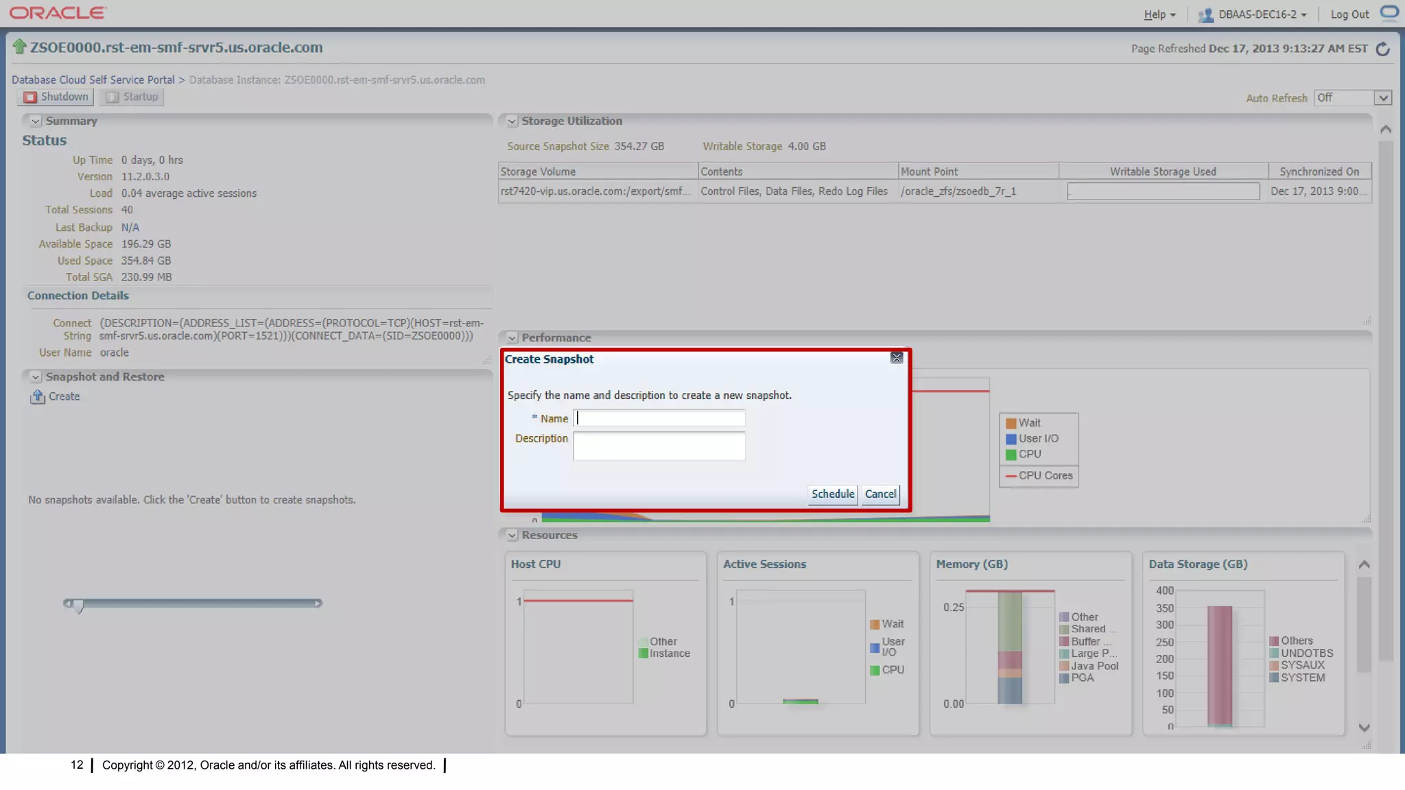 12
Copyright © 2012, Oracle and/or its affiliates. All rights reserved.