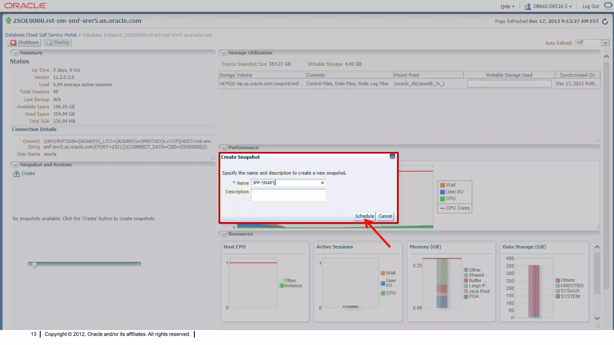 13
Copyright © 2012, Oracle and/or its affiliates. All rights reserved.