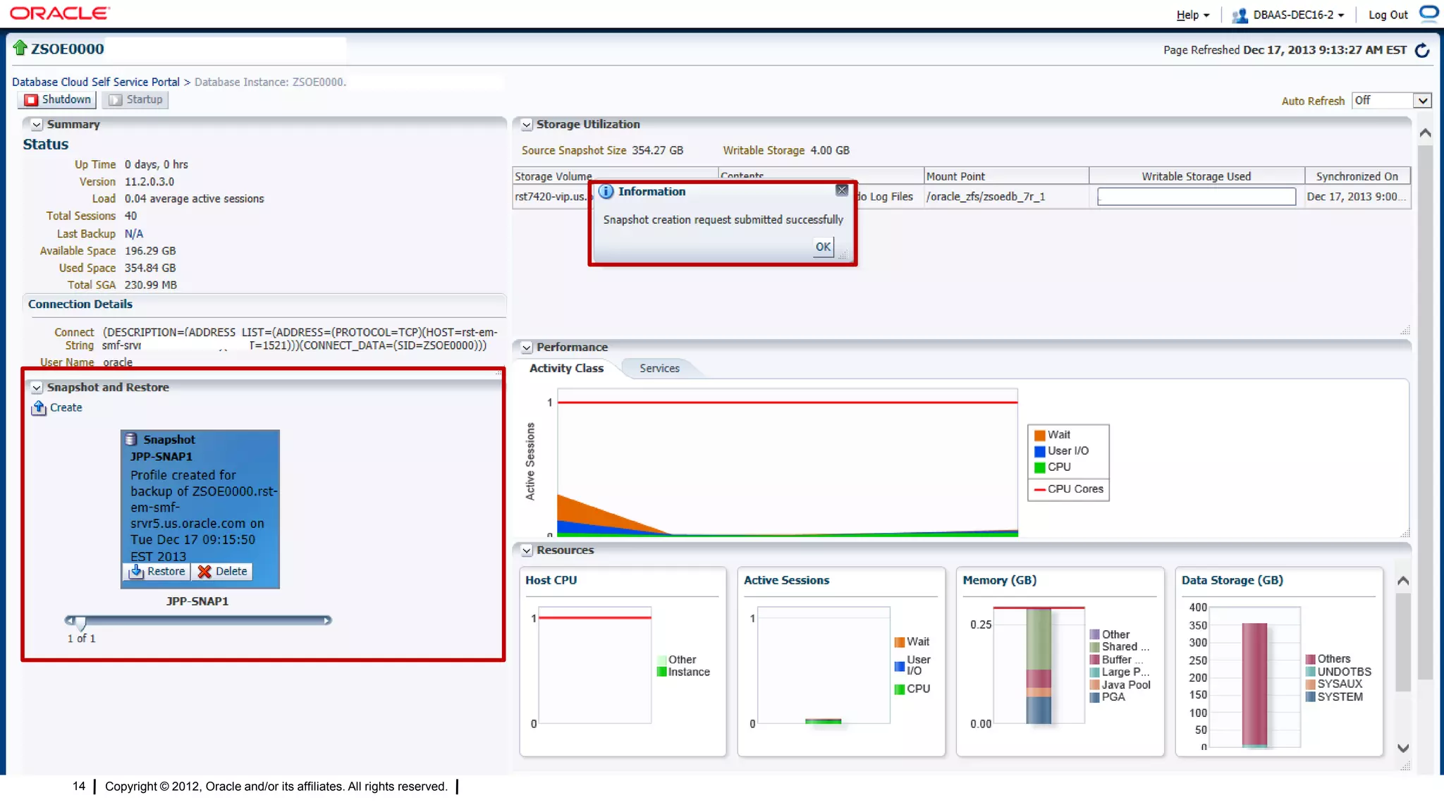 14
Copyright © 2012, Oracle and/or its affiliates. All rights reserved.