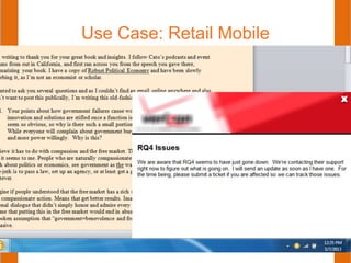 Use Case: Retail Mobile
 
