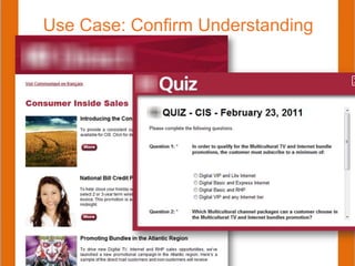 Use Case: Confirm Understanding
 