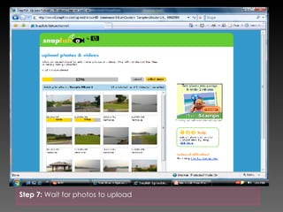 Step 7:  Wait for photos to upload 
