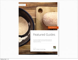 daniel@snapguide.com • conﬁdential do not distribute



Monday, April 1, 13
 