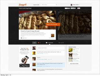 daniel@snapguide.com • conﬁdential do not distribute



Monday, April 1, 13
 