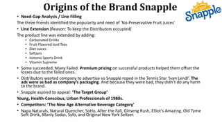 How Snapple got its juice back! | PPTX