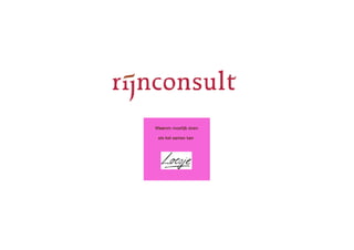 Snap shot rijnconsult