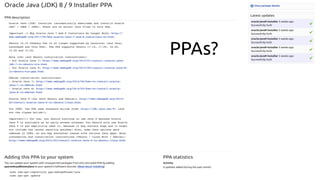 PPAs?
 