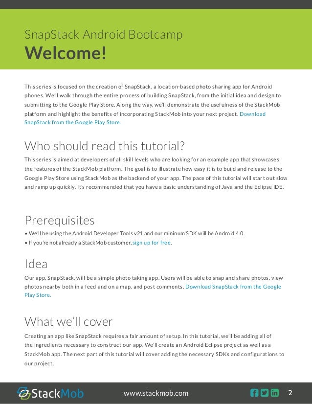 Build an Android Application eBook