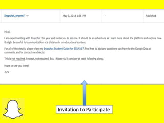 Invitation to Participate
 