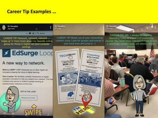 Career Tip Examples …
 