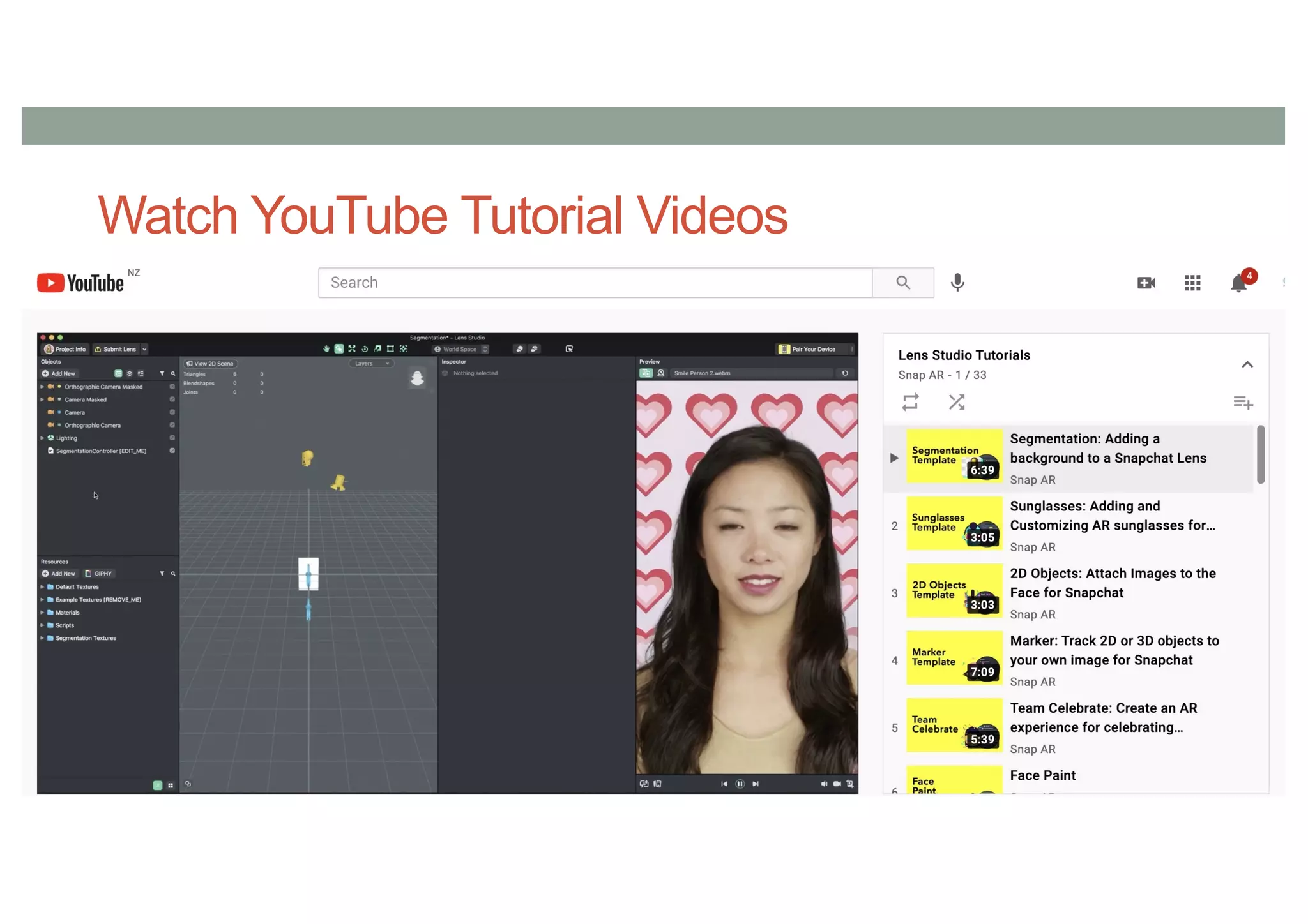 Watch YouTube Tutorial Videos
 
