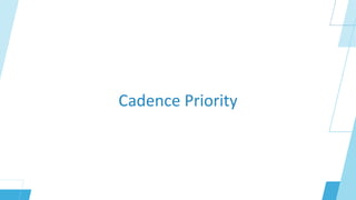 Cadence Priority
 
