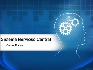 Sistema Nervioso Central
Carlos Fiallos
 