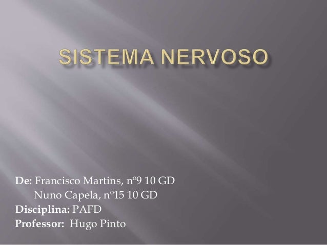 De: Francisco Martins, nº9 10 GD 
Nuno Capela, nº15 10 GD 
Disciplina: PAFD 
Professor: Hugo Pinto 
 