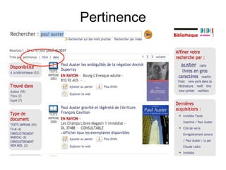 Pertinence 