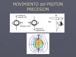 MOVIMIENTO del PROTON PRECESION 