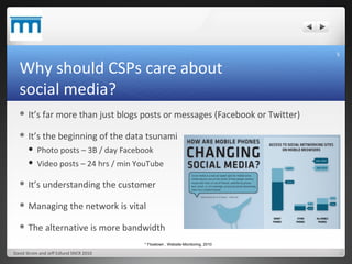 Social Media Research at Comms Service Providers