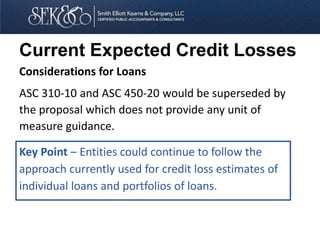 Current Expected Credit Loss Model Presentation | PPTX
