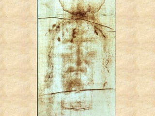 Puso un calco de un esqueleto sobre el contorno del pie, y luego lo aplicó a la mancha de sangre del lienzo. El punto de salida del clavo es la pequeña mancha opaca rodeada de un halo claro, a partir del cual la sangre ha corrido hacia el ante-pie.  Este reguero está acompañado de un fluído claro, donde se evidencia la reacción de albúmina (sangre) 