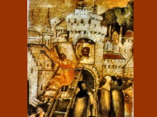 Estando en Chambery, la SS sufrió un accidente: el 4 de dic. de 1532, se  incendió  la sacristía de la capilla, y en consecuencia se comenzó a derretir el cofre de plata en el que estaba encerrada la SS  La plata funde a 962 grados; nos preguntamos: ¿cómo es posible que el sacro lienzo no se haya vuelto cenizas? Un canónigo y dos franciscanos, después de arrojar agua al cofre, rescataron la Sábana.  