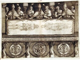 Lo cual confirma una vez más la narración evangélica.  En efecto, Jn. (18,22) nos dice que durante el interrogatorio en la casa de Anás, uno de los servidores le dio una bofetada diciendo:  “ ¿Así respondes al pontífice?.”  En realidad, el texto griego no dice ‘bofetada’ sino  bastonazo , ya que utiliza el término ‘rápisma’, cuyo sentido original es ese  (‘rapís’ = bastón). 