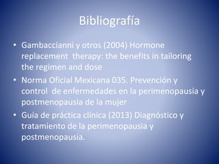 Normadose Síndrome climatérico y menopausia | PPTX