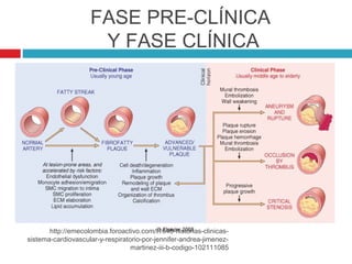FASE PRE-CLÍNICA
                     Y FASE CLÍNICA




       http://emecolombia.foroactivo.com/t1646-historias-clinicas-
sistema-cardiovascular-y-respiratorio-por-jennifer-andrea-jimenez-
                                  martinez-iii-b-codigo-102111085
 
