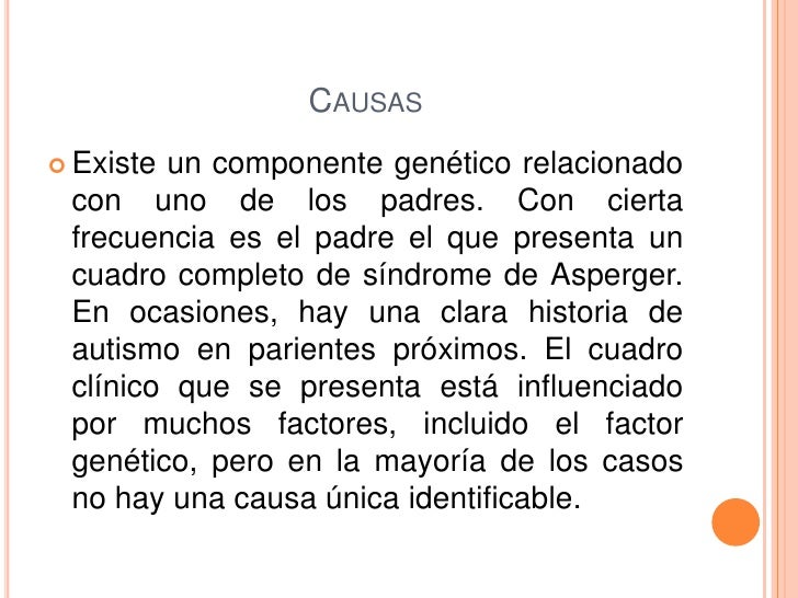 sindrome de asperger sindrome de asperger