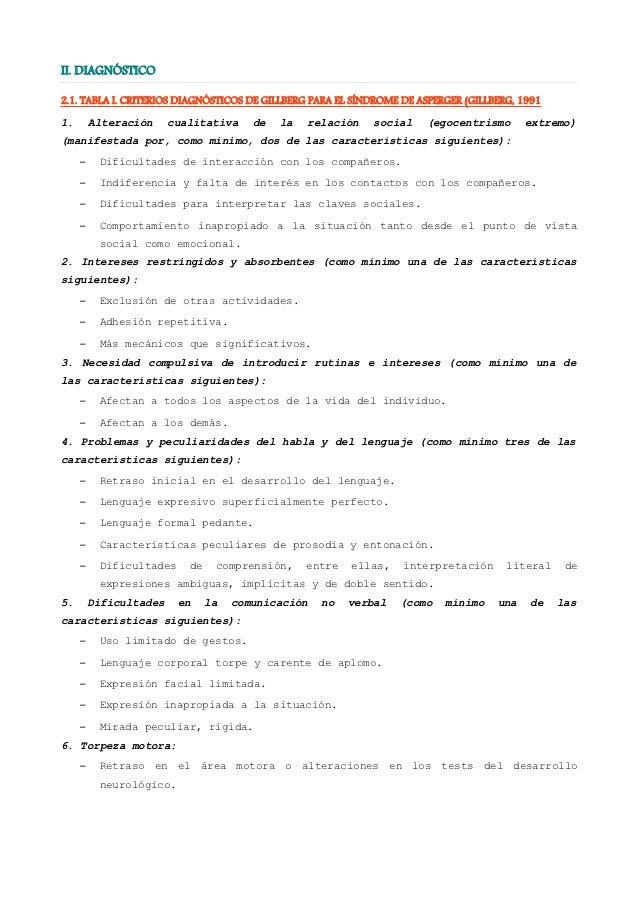 Síndrome De Asperger Ii