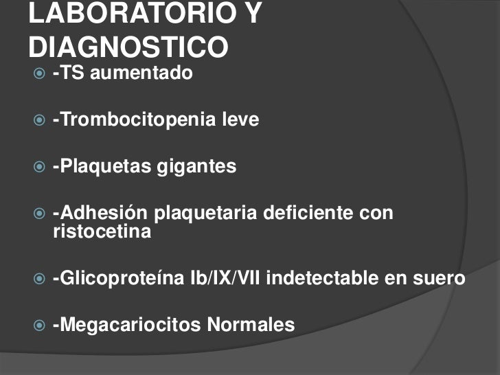 Síndrome de bernard soulier