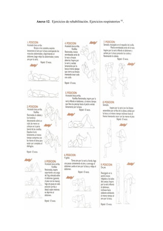Anexo 12. Ejercicios de rehabilitación. Ejercicios respiratorios 91
.
 