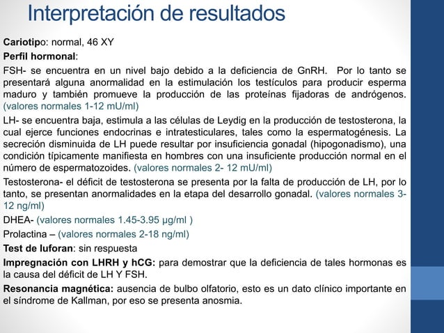 Síndrome de kallman. PPT