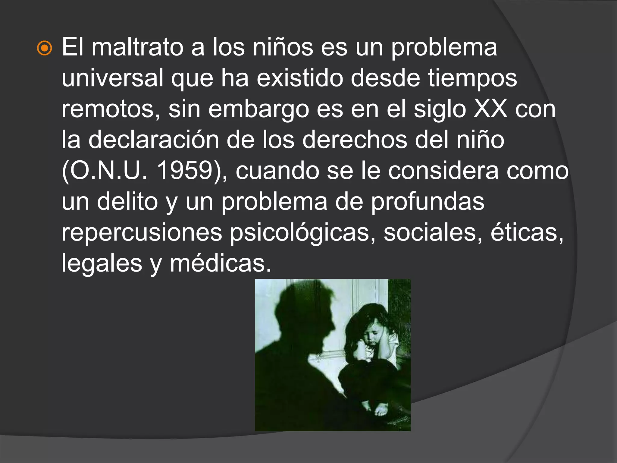 Síndrome del niño maltratado enfa psiquiatrica.2 | PPT