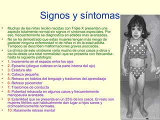 Síndrome xxx | PPT